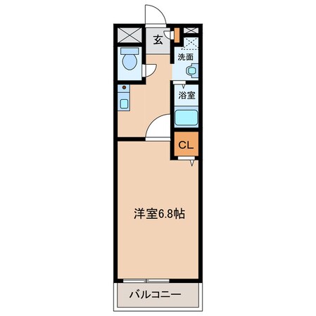 プラムコートの物件間取画像